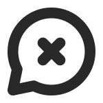 Comment Close SVG Icon